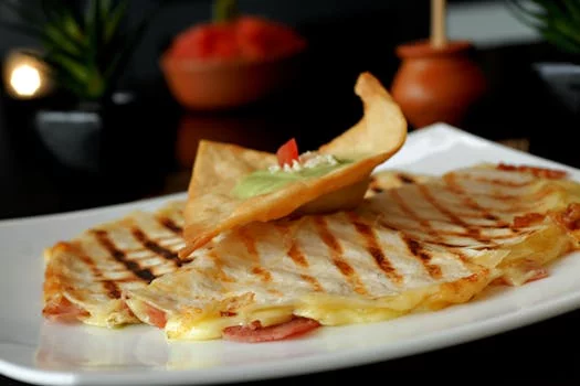 cheese quesadilla melted monterey jack